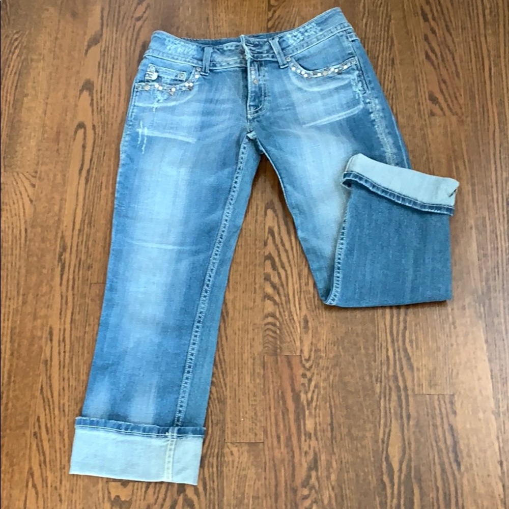 Miss me cropped jeans size 29